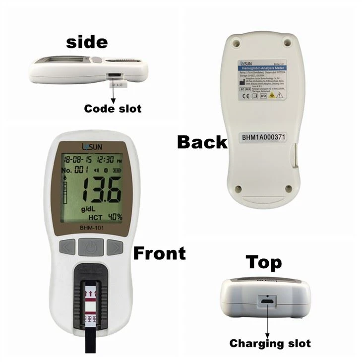 Professional Machine Hemoglobin Meter With Strips Lancets