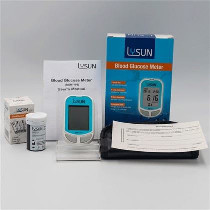 Lysun Diabetes digitalni glucometro mjerač glukoze u krvi, komplet za mjerenje šećera u krvi mašina za testiranje glukoze u krvi