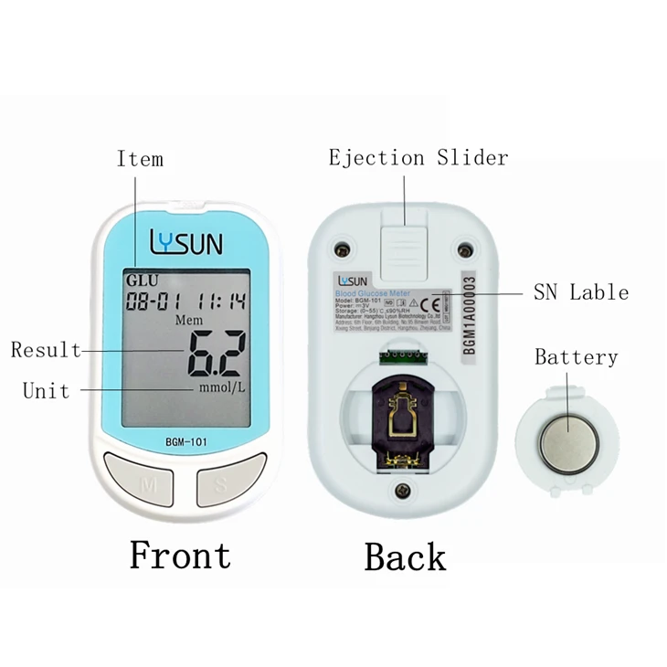 High Quality With Copmpetitive Price Fortified CE ISO Certified Code Free Glucose Strips