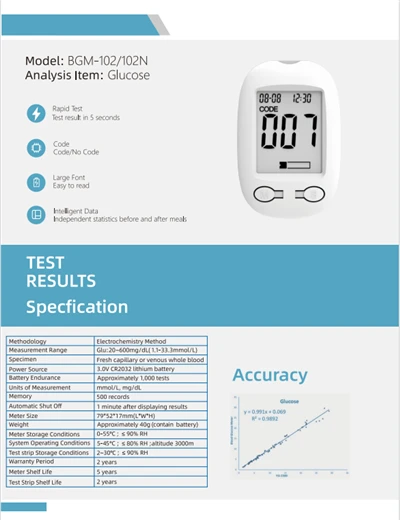 Lysun Diabetic Test Merač šećera u krvi