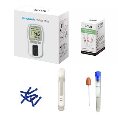 Lysun Niska cijena Economic Poct Digitalni hemoglobin Meter Hemoglobin HbA1C analizator Ekonomski · Izmjenjiva baterija · Easy Rad · Rapid test · Precizni rezultat · Duga izdržljivost · Hemoglobin analizator