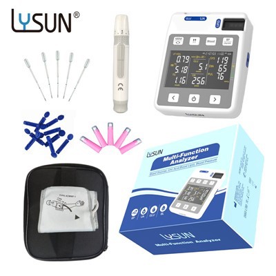 LYSUN 9 In1 glukoza u krvi lipid Uric Aicd mjerač krvnog tlaka višenamjenski analizator zdravlja za kućnu upotrebu